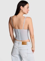 Victoria's Secret Pink Adrift Blue Valerie Lace Corset - Image 3 of 3