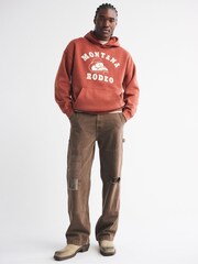 Abercrombie & Fitch Red Pony Graphic Popover Hoodie - Image 3 of 7