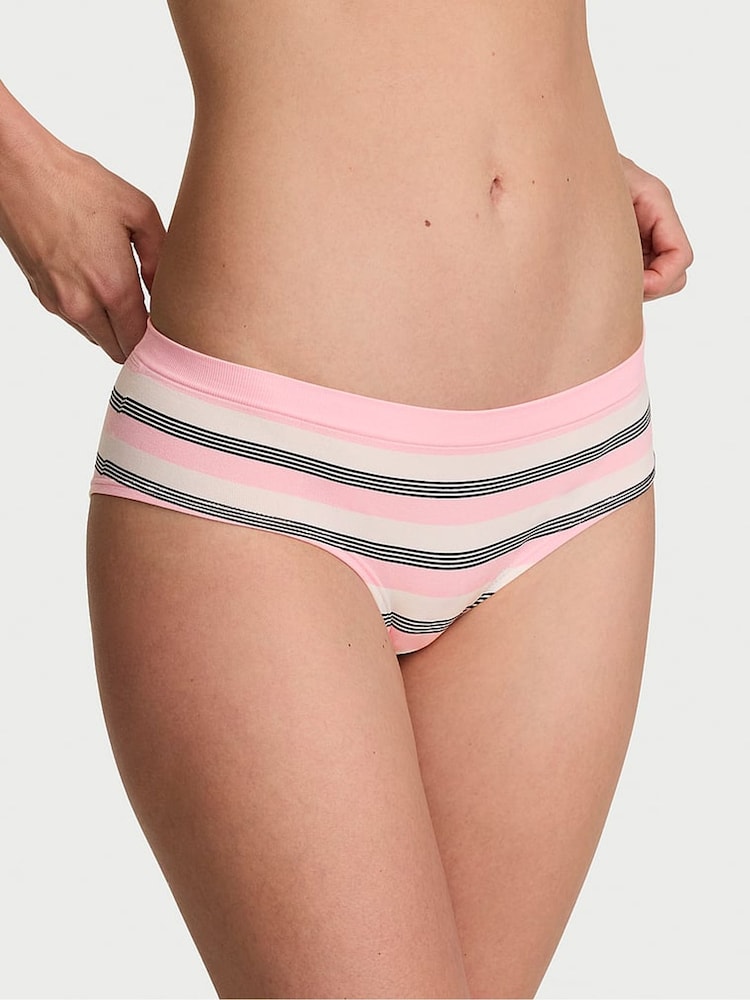 Victoria's Secret Pretty Blossom Pink Hipster Stripe Knickers - Image 1 of 2
