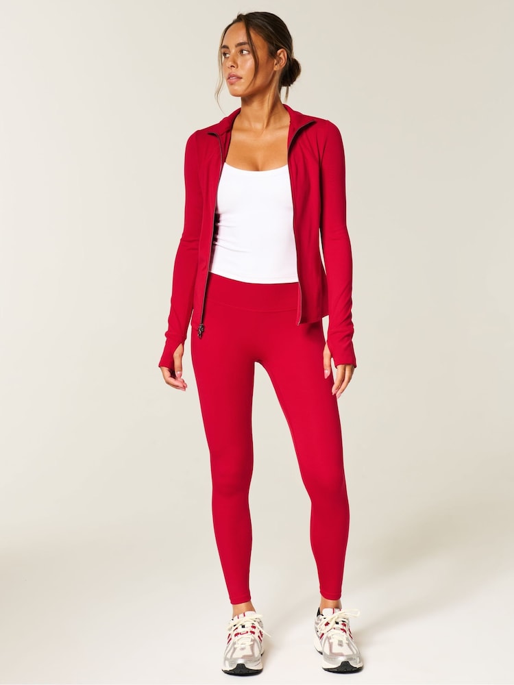 Hollister Red Gilly Hicks Recharge Core Leggings - Image 1 of 5