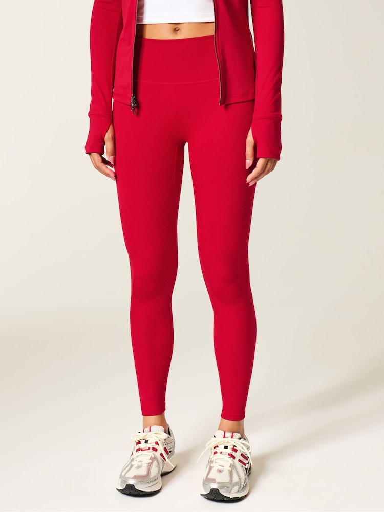 Hollister Red Gilly Hicks Recharge Core Leggings - Image 2 of 5