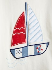 ブルーボート - JoJo Maman Bébé ショートジャージー パジャマ 2 組パック - 画像 10 / 11