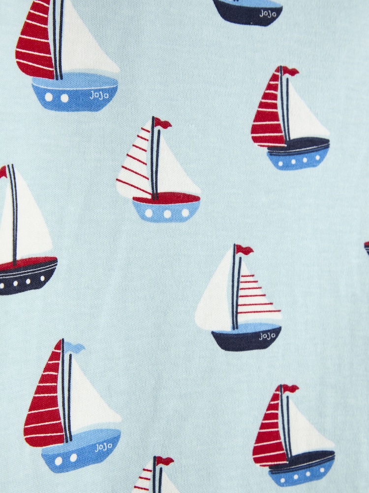 ブルーボート - JoJo Maman Bébé ショートジャージー パジャマ 2 組パック - 画像 11 / 11