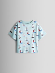 ブルーボート - JoJo Maman Bébé ショートジャージー パジャマ 2 組パック - 画像 6 / 11