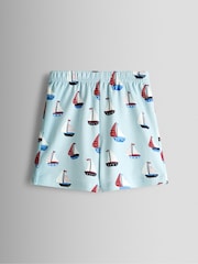 ブルーボート - JoJo Maman Bébé ショートジャージー パジャマ 2 組パック - 画像 8 / 11