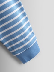 JoJo Maman Bébé Blue Tractor Appliqué 2-Pack Pyjamas - Image 10 of 12