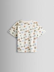 JoJo Maman Bébé Blue Tractor Appliqué 2-Pack Pyjamas - Image 7 of 12