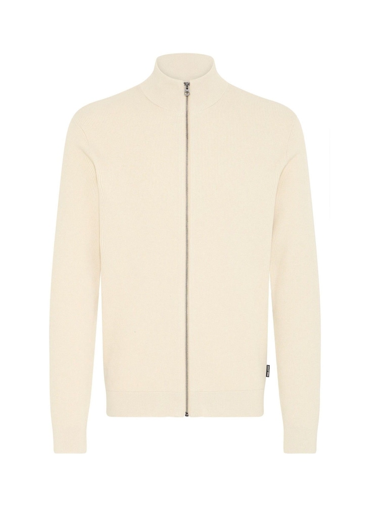 Blend Cream Zip Through Knitted Jumper - Image 5 of 5
