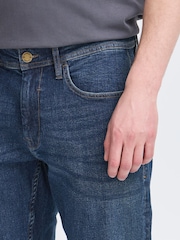 Blend Blue Tapered Stretch Denim Jeans - Image 4 of 5