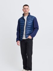 Blend Blue High Neck Hybrid Coat - Image 3 of 5