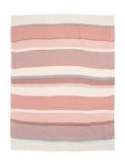 Mamas & Papas Pink Small Knitted Blanket - Image 3 of 5
