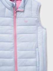 Crew Clothing Blue Lowther Puffer Gilet - Image 3 of 3