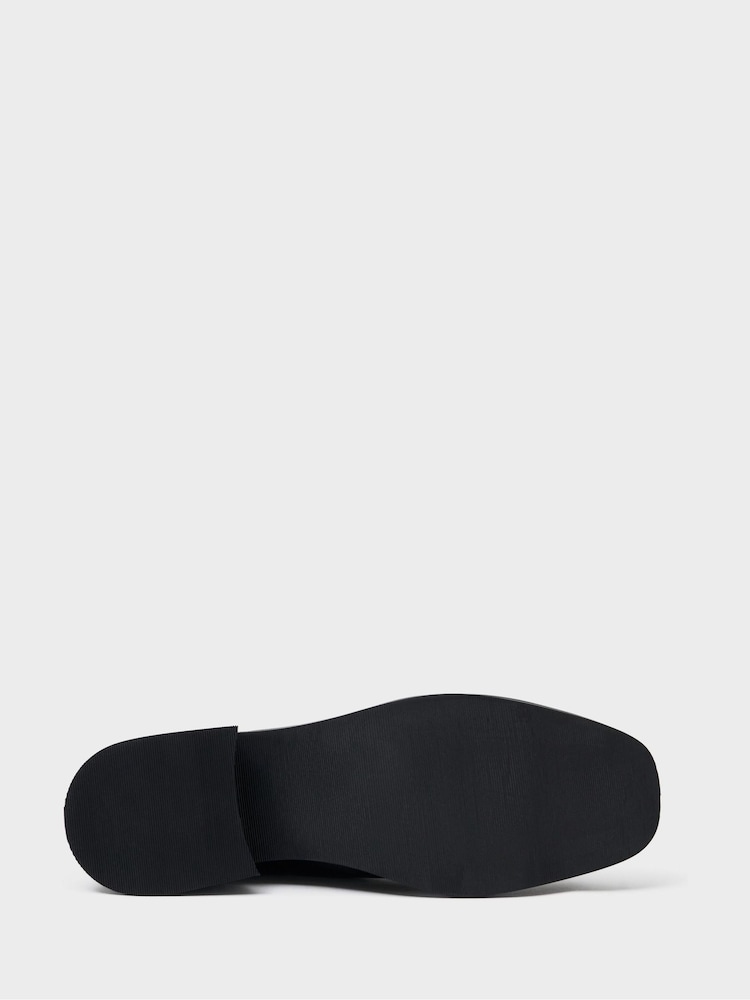 Crew Clothing Black Square Toe Chelsea Boots - Image 4 of 4 Crew Clothing Black Square Toe Chelsea Boots - Image 4 of 4