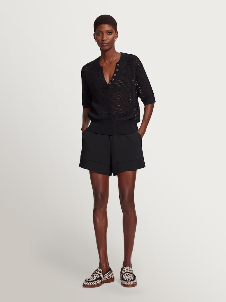 Varley Black Callie Knit Top - Image 2 of 8