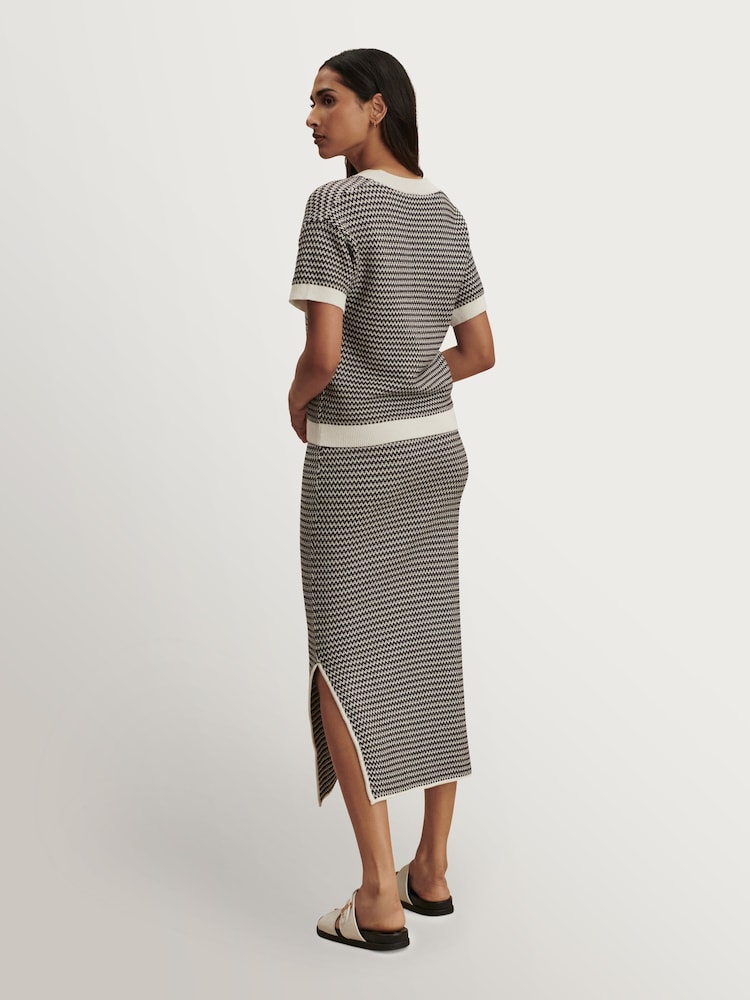 Varley White Cotton True Knit Blouse - Image 2 of 10