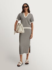 Varley White Cotton True Knit Blouse - Image 3 of 10