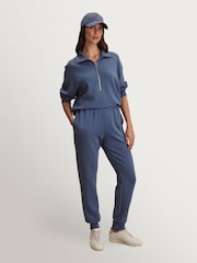 Varley Bijou Blue 25" The Slim Cuff Joggers - Image 5 of 8