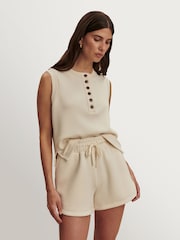 Varley White Coulter High Rise Shorts - Image 1 of 11