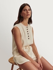 Varley White Coulter High Rise Shorts - Image 4 of 11