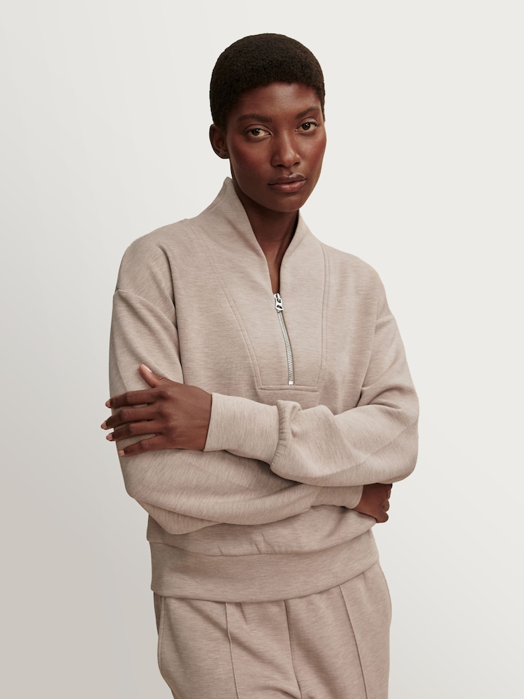 Varley Natural Davidson Sweatshirt - Image 2 of 8 Varley Natural Davidson Sweatshirt - Image 2 of 8