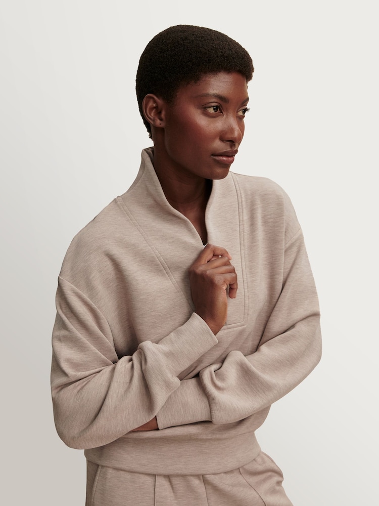 Varley Natural Davidson Sweatshirt - Image 8 of 8 Varley Natural Davidson Sweatshirt - Image 8 of 8