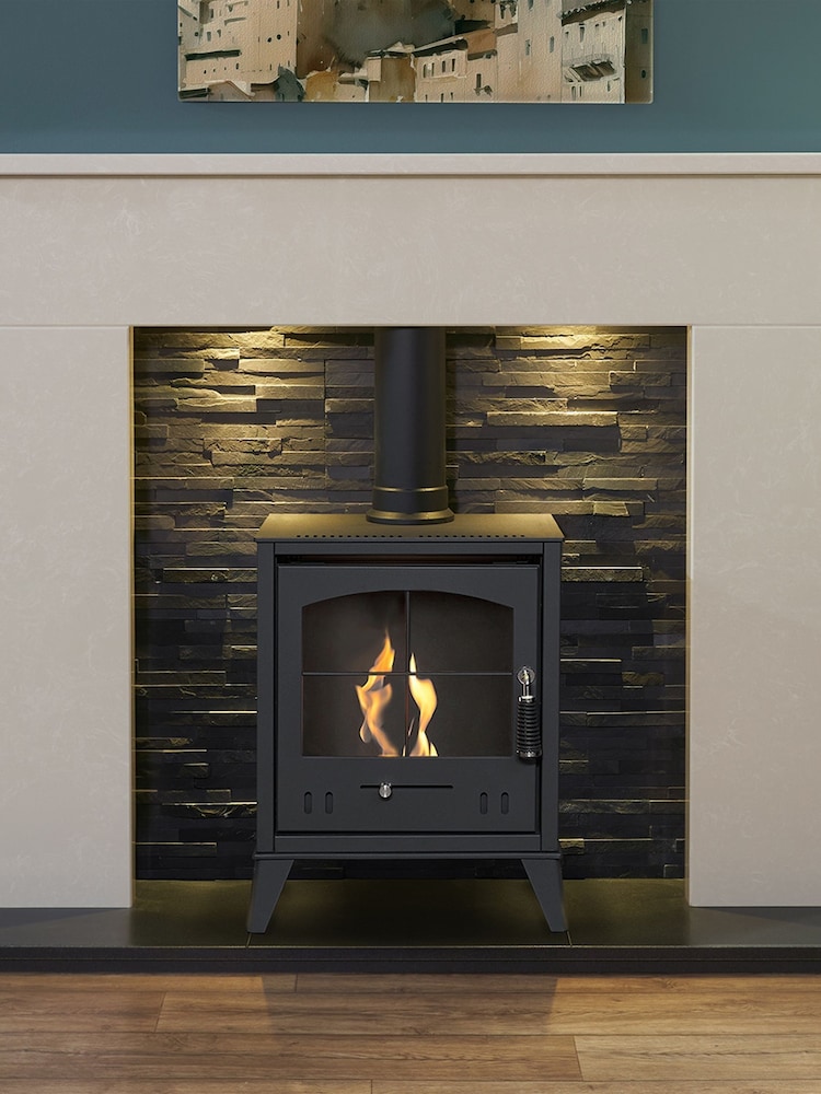OKO Charcoal Grey S2 Bio Ethanol Stove - Image 1 of 6
