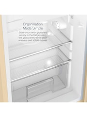 Swan Cream Retro Under Counter Fridge - Image 4 of 6