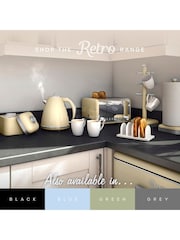 Swan Cream Retro Under Counter Fridge - Image 6 of 6