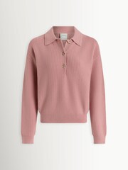 Varley Zephyr Mauve Marlie Polo Knit Sweater - Image 11 of 11