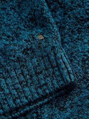 White Stuff Blue Albany Twisted Crew Neck Jumper - Image 7 of 7