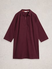 White Stuff Purple Blake Cord Tunic - Image 1 of 2