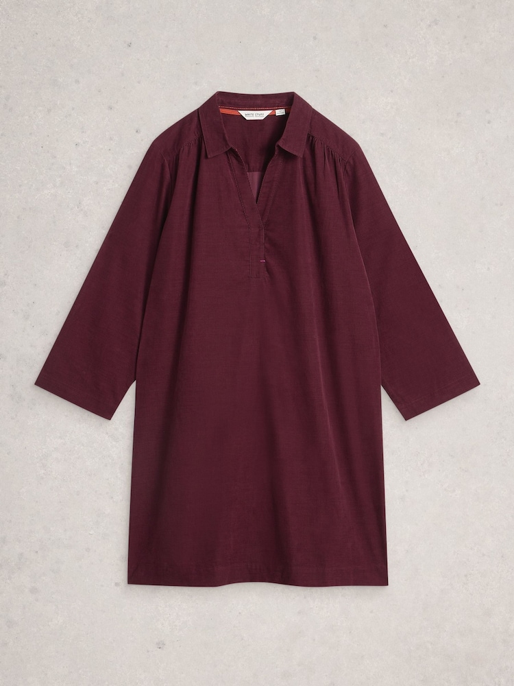 White Stuff Purple Blake Cord Tunic - Image 1 of 2 White Stuff Purple Blake Cord Tunic - Image 1 of 2