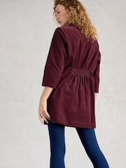 White Stuff Plum Purple Blake Cord Tunic - Image 3 of 6