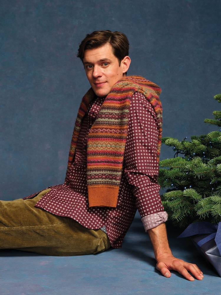 White Stuff Purple Salcombe Star Geo Print Shirt - Image 1 of 7 White Stuff Purple Salcombe Star Geo Print Shirt - Image 1 of 7