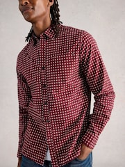 White Stuff Purple Salcombe Star Geo Print Shirt - Image 3 of 7