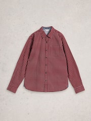 White Stuff Purple Salcombe Star Geo Print Shirt - Image 6 of 7