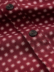 White Stuff Purple Salcombe Star Geo Print Shirt - Image 7 of 7