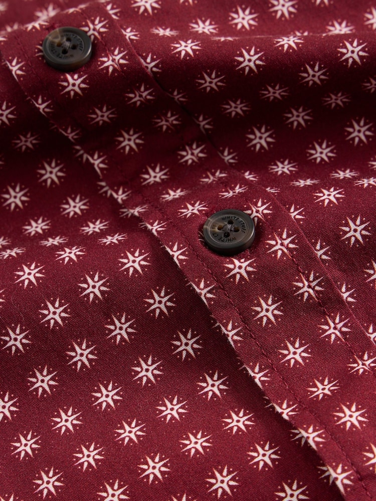 White Stuff Purple Salcombe Star Geo Print Shirt - Image 7 of 7 White Stuff Purple Salcombe Star Geo Print Shirt - Image 7 of 7