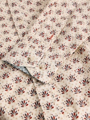 White Stuff Natural Salcombe Spot Fan Print Shirt - Image 2 of 2