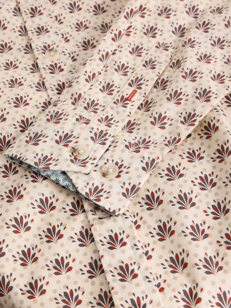 White Stuff Salcombe Spot Fan Print Shirt - Bild 6 von 6 White Stuff Salcombe Spot Fan Print Shirt - Bild 6 von 6