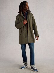 White Stuff Green Commuter Mac Coats - Image 1 of 6