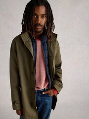 White Stuff Green Commuter Mac Coats - Image 2 of 6