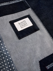 White Stuff Blue Velvet Blazer - Image 5 of 6