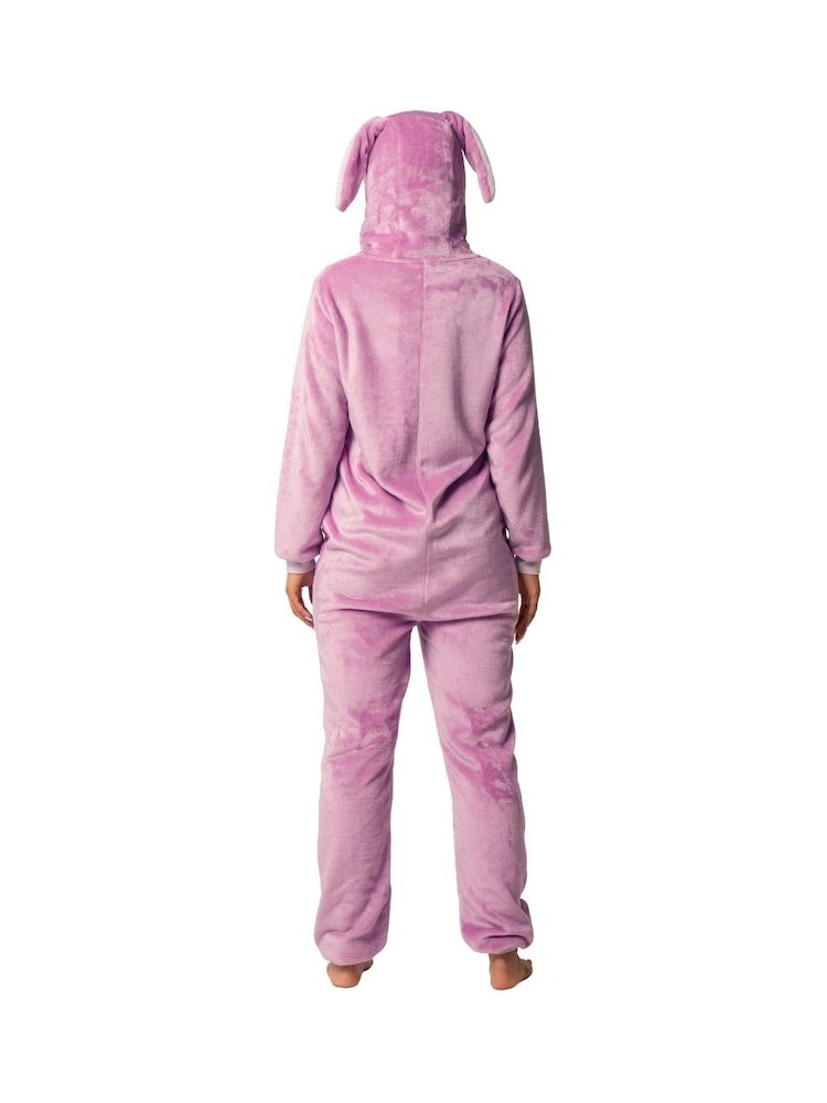 Character Pink Lilo And Stitch Ladies Onesie - Image 2 of 11
