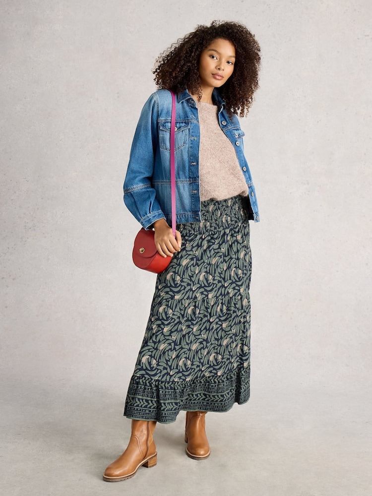 White Stuff Blue Marissa Jersey Maxi Skirt - Image 1 of 6 White Stuff Blue Marissa Jersey Maxi Skirt - Image 1 of 6