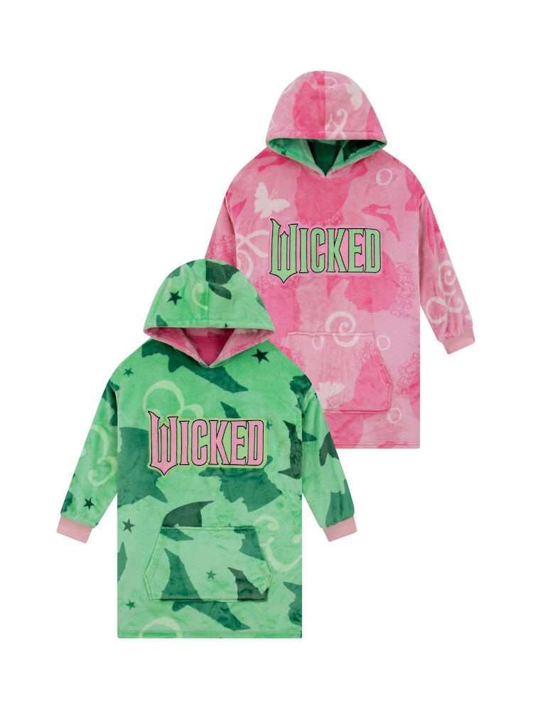 Character Wicked Reversible Lounge Glinda And Elphaba Hoodie - صورة 1 من 12 Character Wicked Reversible Lounge Glinda And Elphaba Hoodie - صورة 1 من 12