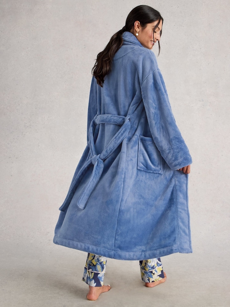 White Stuff Blue Clover Dressing Gown - Image 2 of 6