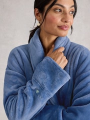 White Stuff Blue Clover Dressing Gown - Image 4 of 6