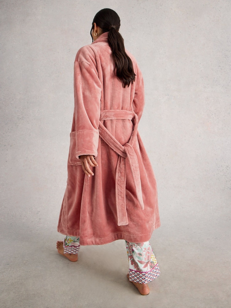 Buy White Stuff Pink Clover Cosy Dressing Gown from the Next UK online shop