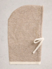 Natural - White Stuff Emma Knitted Hood Hat - Imagen 1 de 2